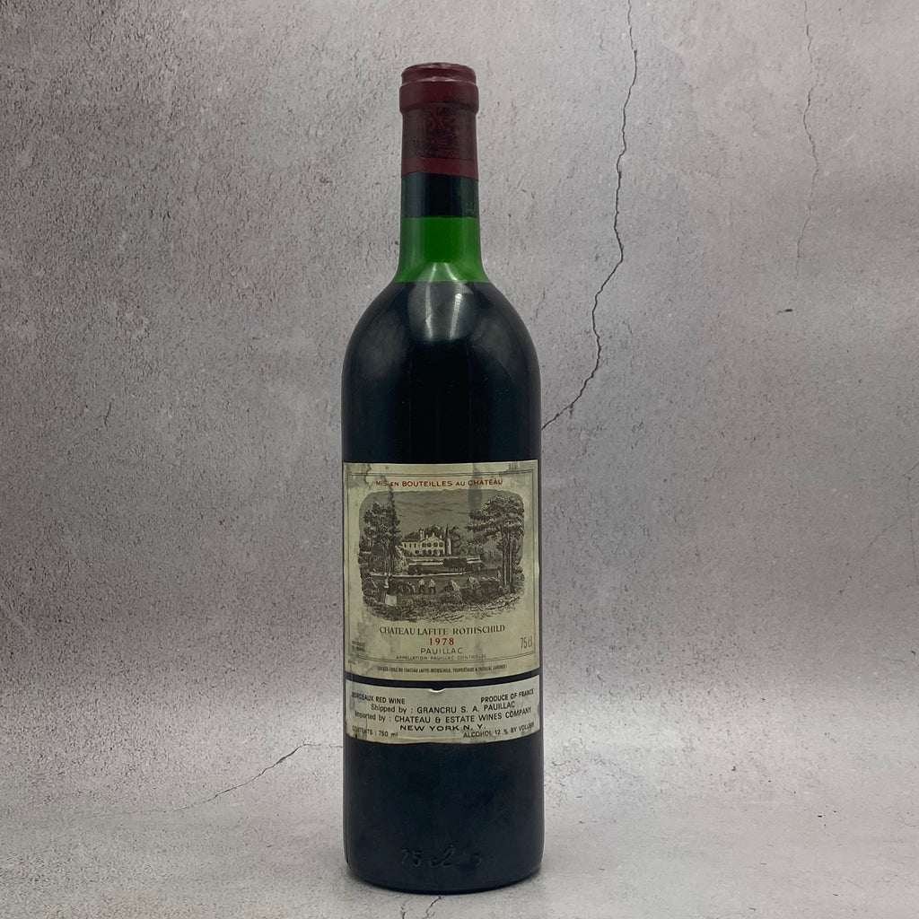 Chateau Lafite Rothschild Pauillac 1978 – Boutellier