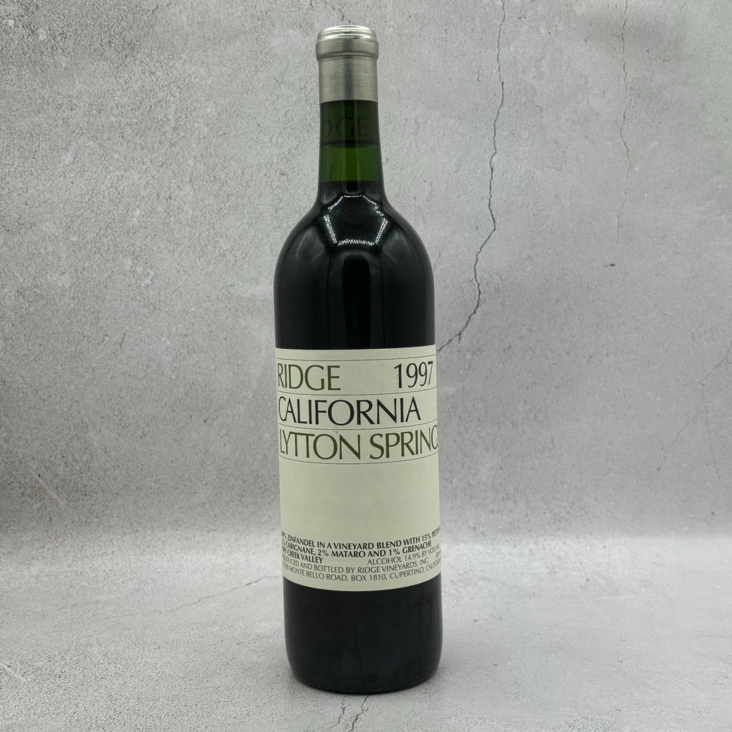 液面良好 伝説ヴィンテージ1997カリフォルニア リッジ リットンスプリングス 液面良好 伝説ヴィンテージ1997カリフォルニア リッジ リットン