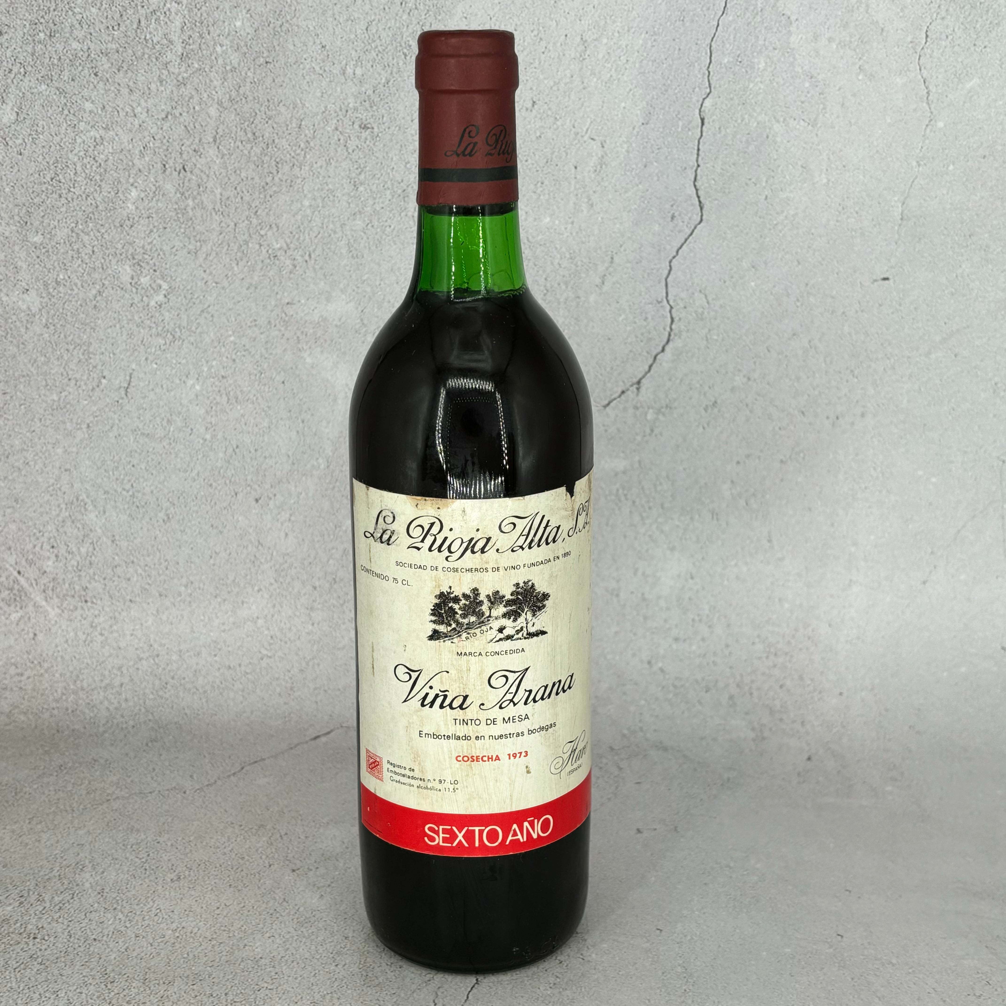La Rioja Alta Rioja Viña Arana Sexto Año 1970 – Boutellier