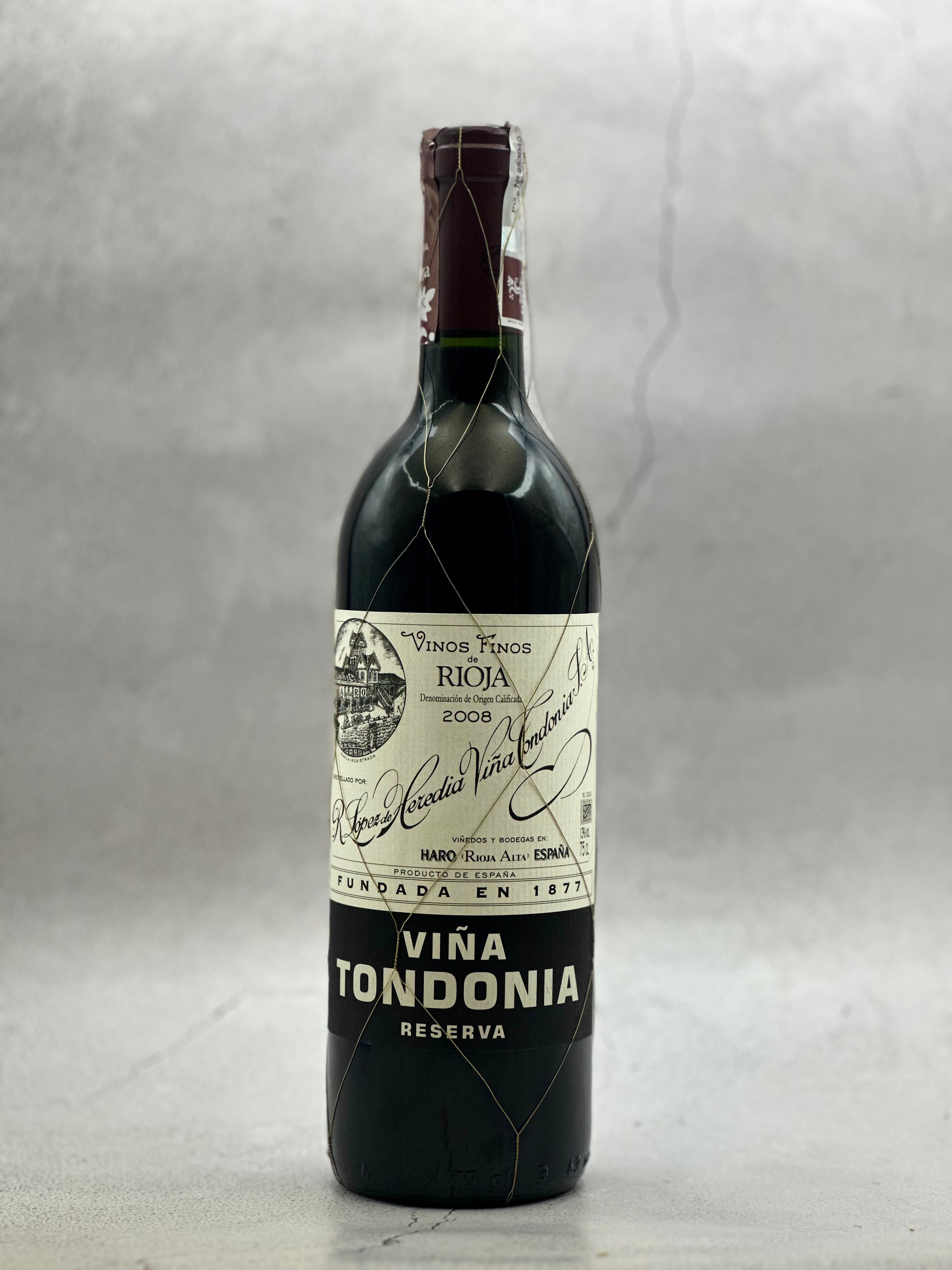 Lopez de Heredia Viña Tondonia Reserva 2008